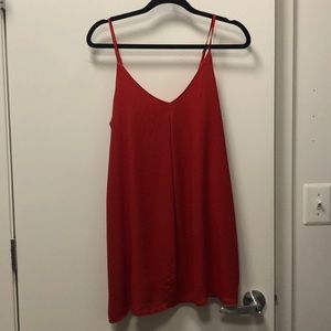 Tobi red mini dress